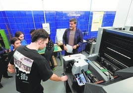 Estudiantes de FP en un centro público, en una imagen de archivo.