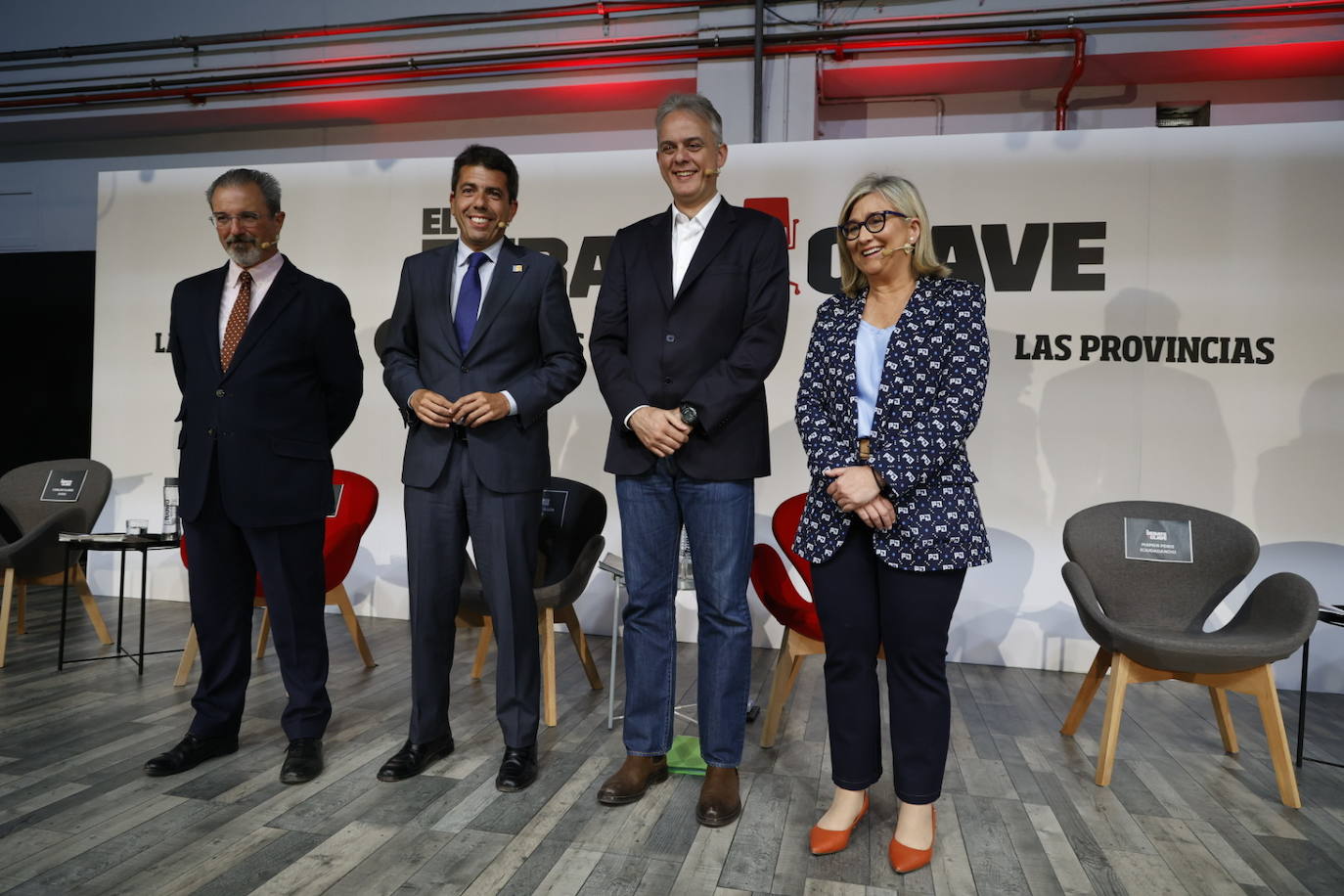 Los candidatos a presidir la Generalitat en el debate clave de LAS PROVINCIAS