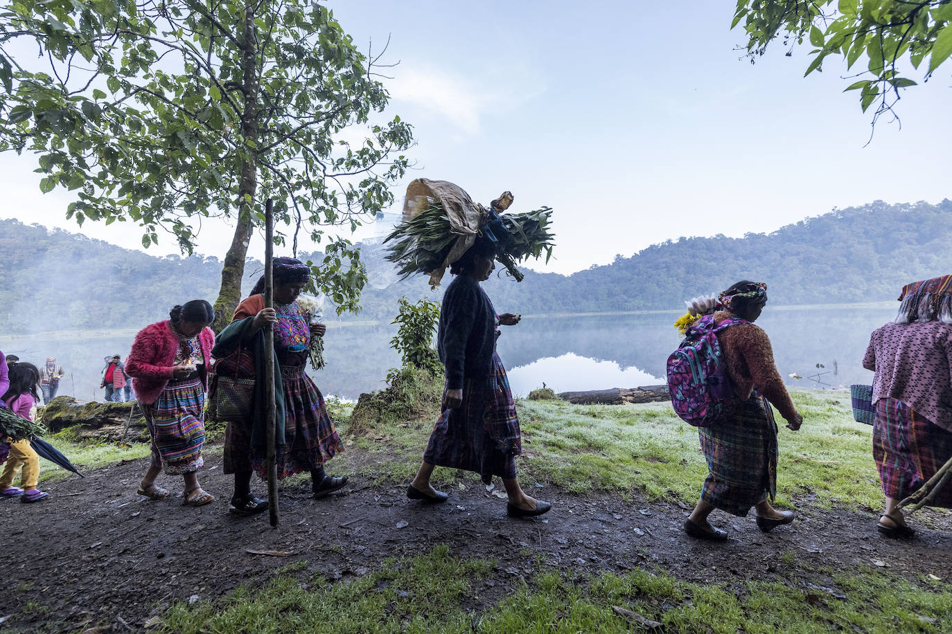 El tradicional ritual de los indígenas de Guatemala
