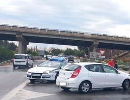 El siniestro ha tenido lugar el acceso a Gandia desde Marxuquera.