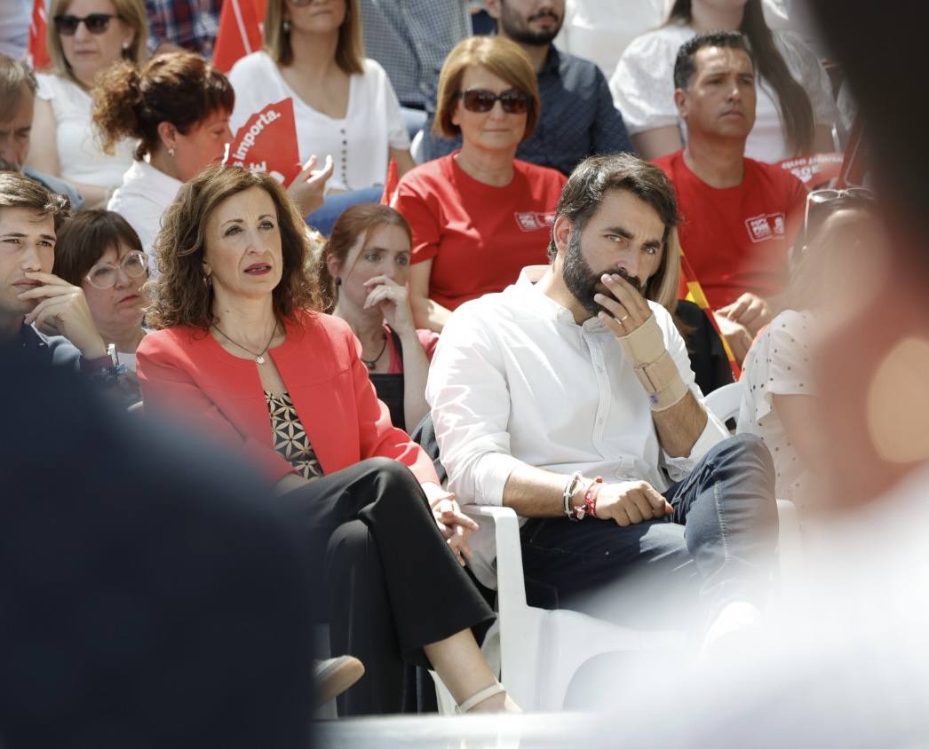 Fotos del mitin de Pedro Sánchez en Valencia antes del 28-M