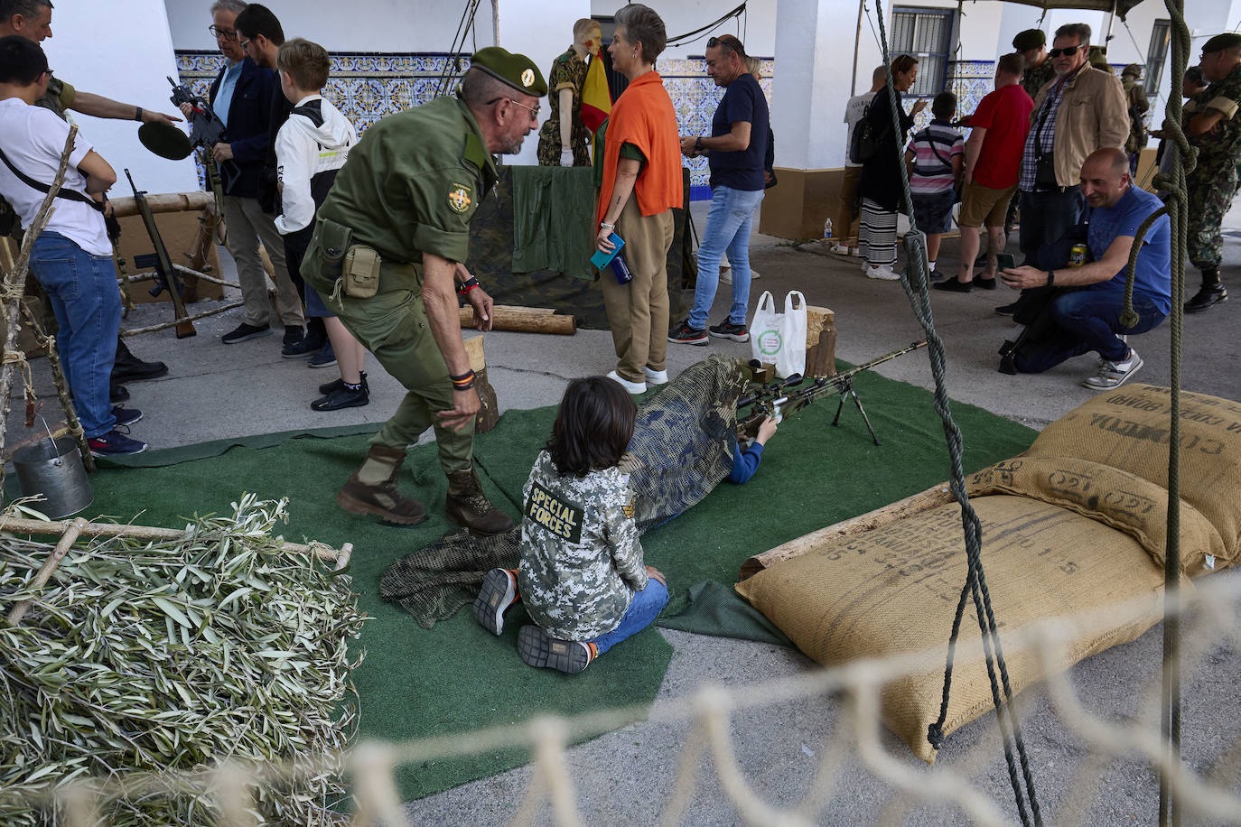 Recreaciones en vivo en el Museo Militar de Valencia