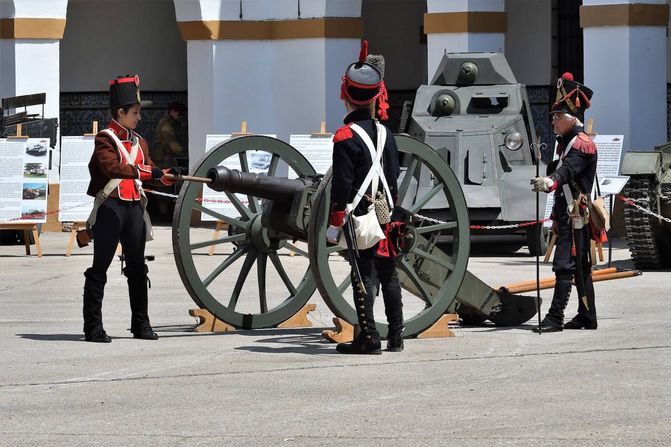 Recreaciones en vivo en el Museo Militar de Valencia