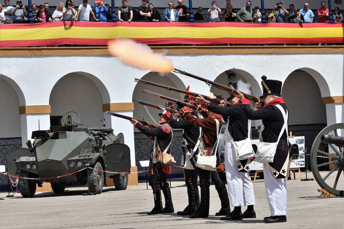 Recreaciones en vivo en el Museo Militar de Valencia