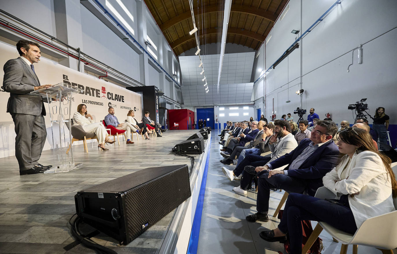 Los candidatos a la alcaldía de Valencia, en el último debate clave de LAS PROVINCIAS