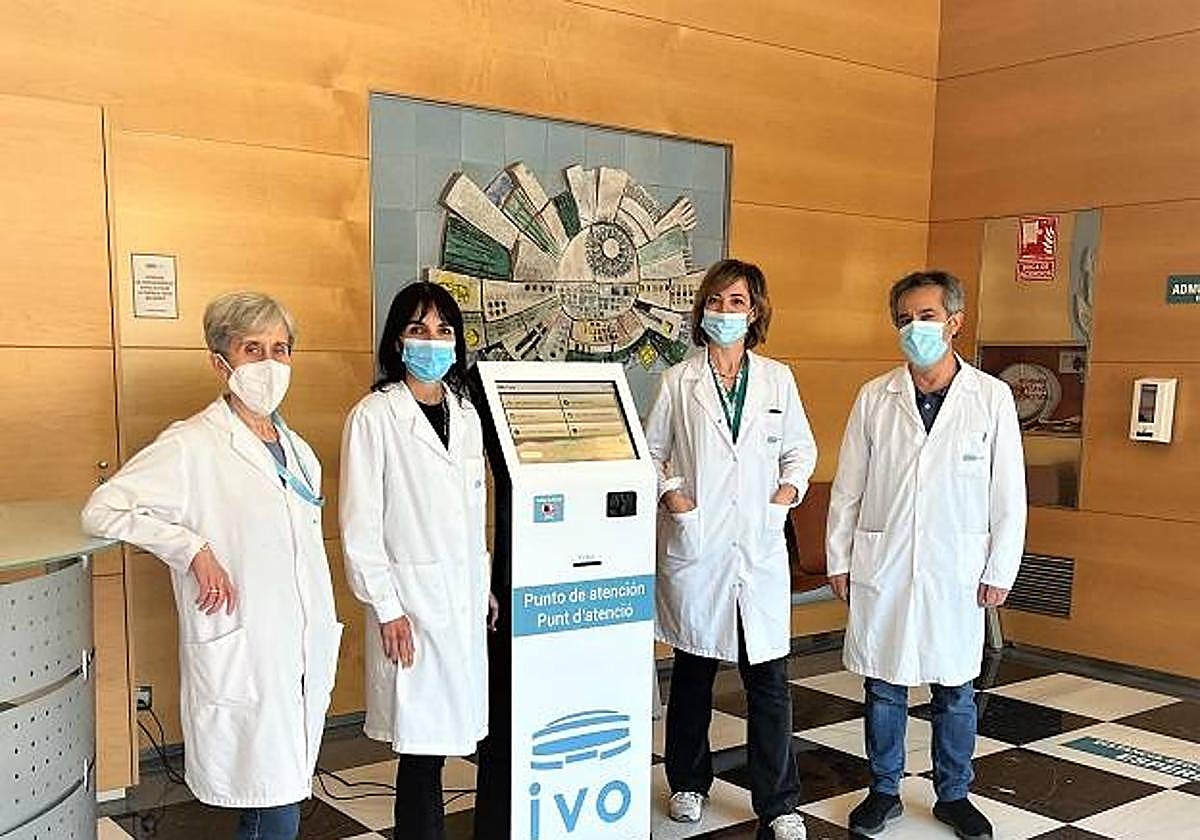 De izquierda a derecha: Dra. Chust, Dra. Garca, Dra. Juan y Dr. Nagore, del IVO