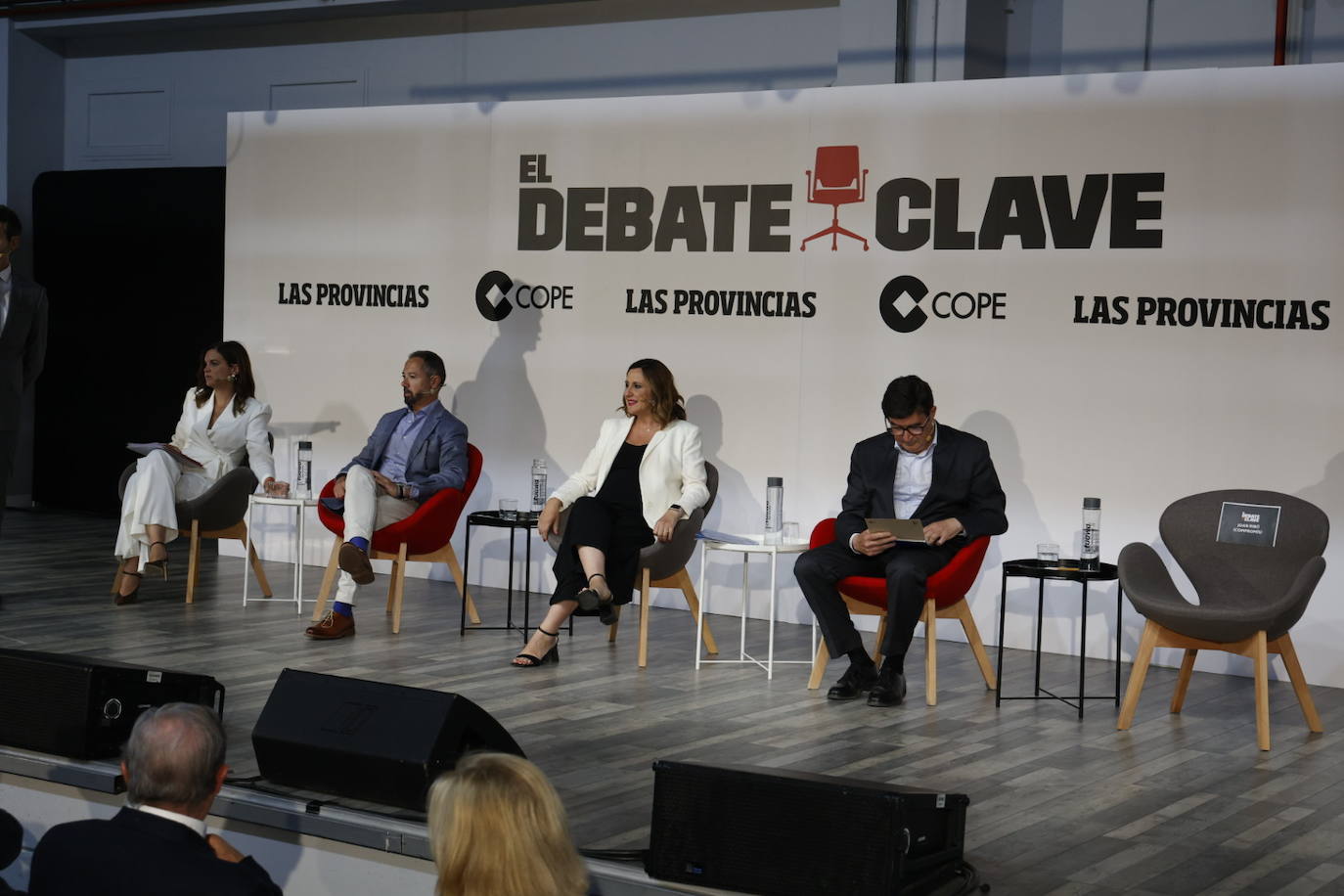 Los candidatos a la alcaldía de Valencia, en el último debate clave de LAS PROVINCIAS