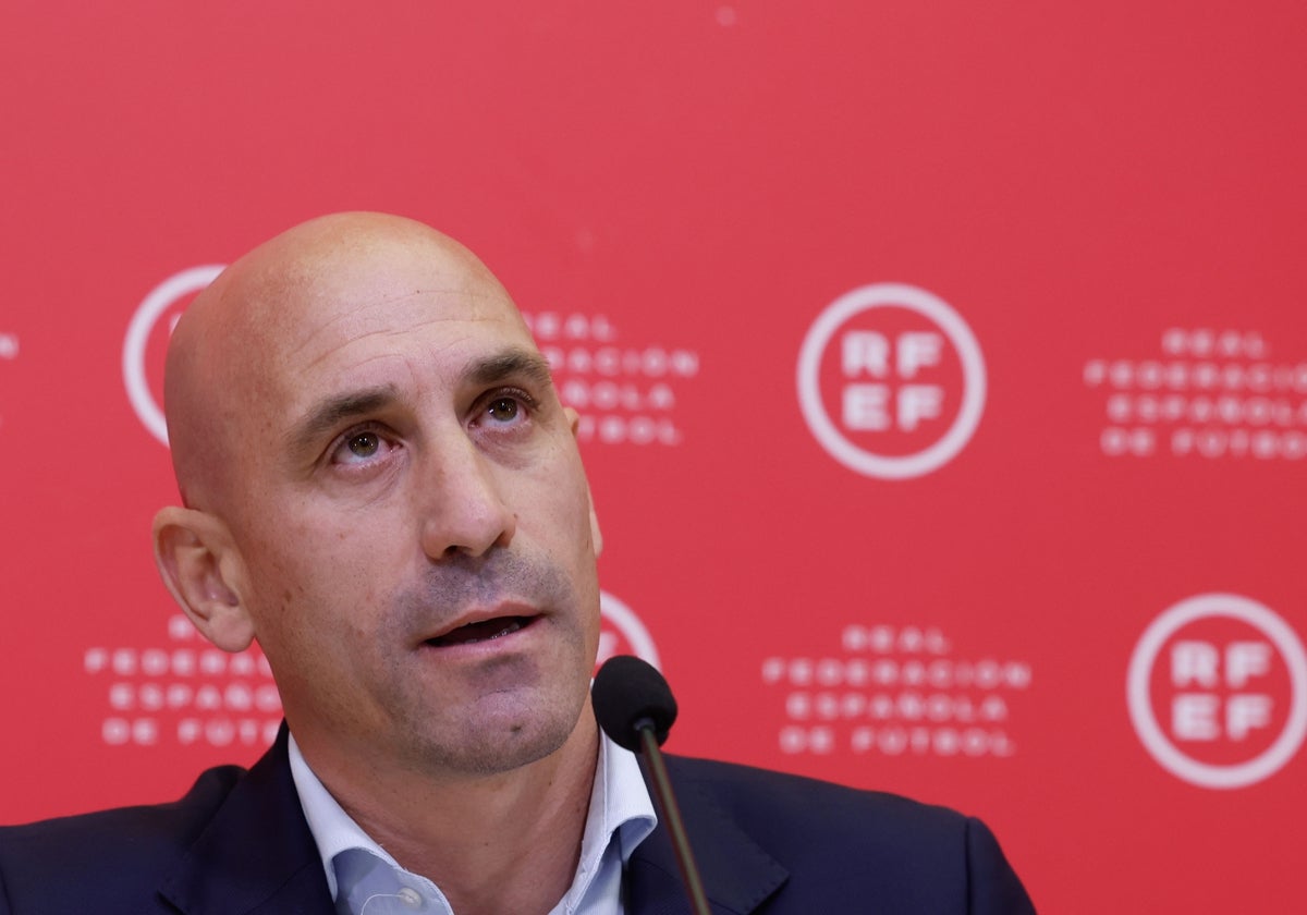 Luis Rubiales, presidente de la Real Federación Española de Fútbol.