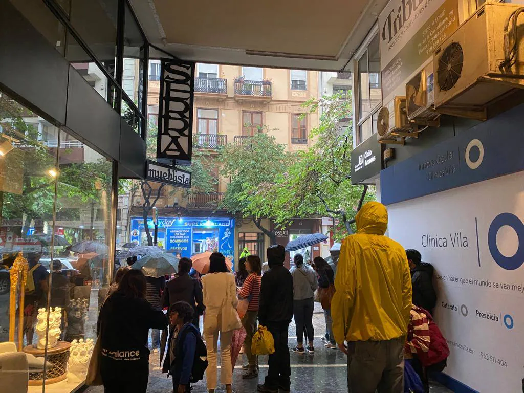 La DANA deja intensas lluvias en Valencia