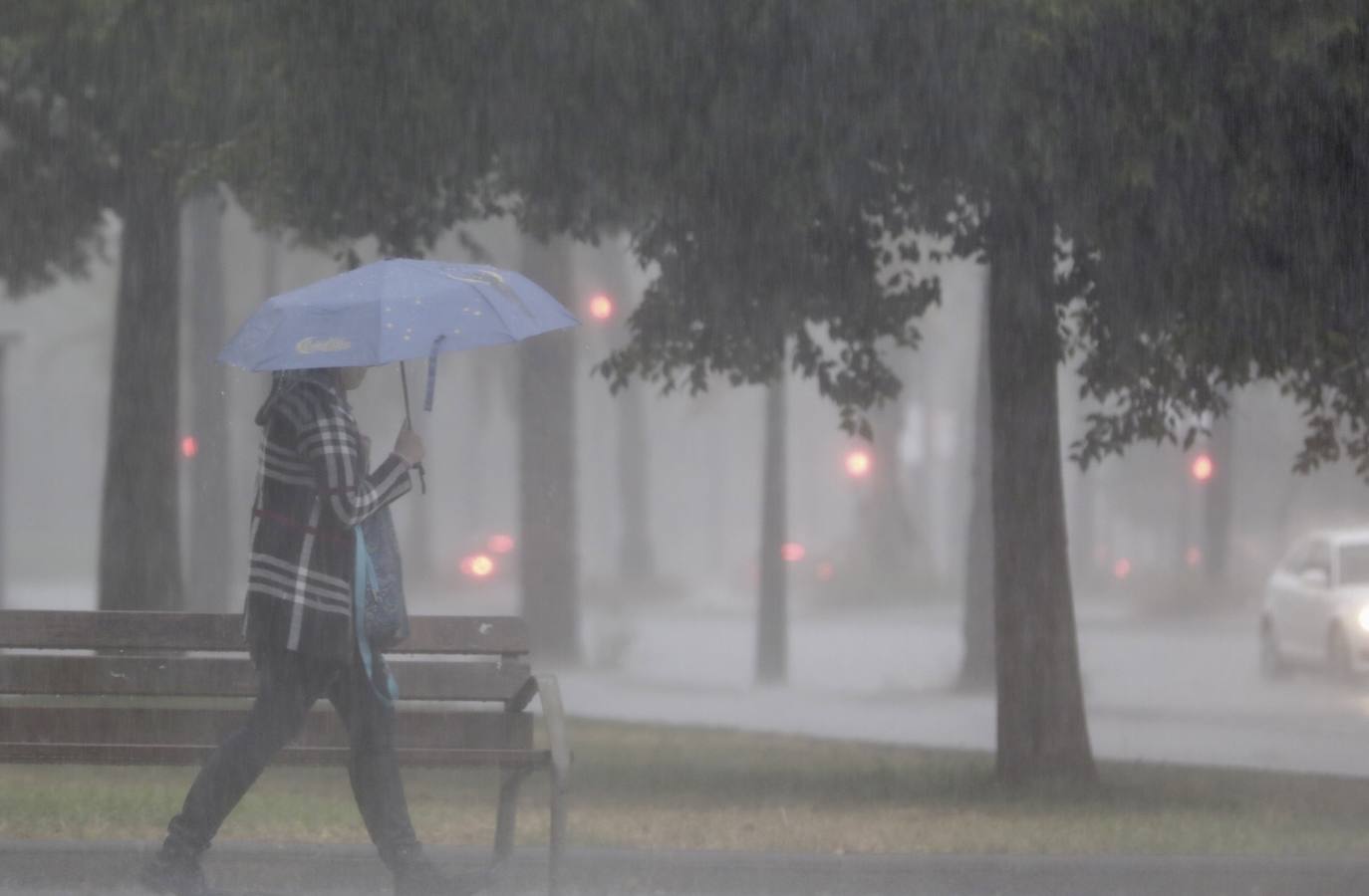 La DANA deja intensas lluvias en Valencia