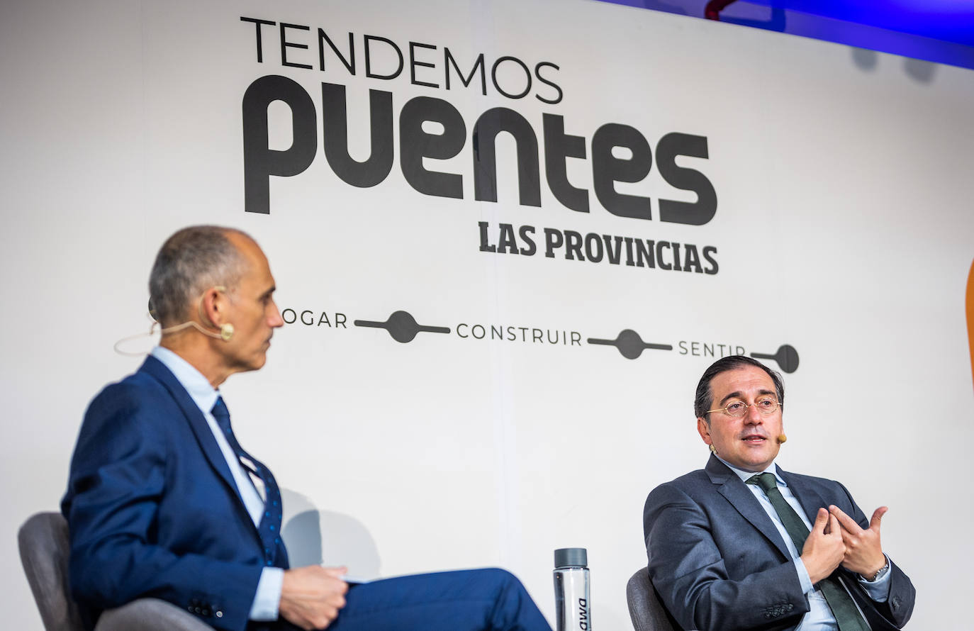 El ministro de Exteriores, José Manuel Albares, visita LAS PROVINCIAS