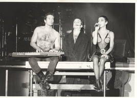 José María Cano, Nacho Cano y Ana Torroja.