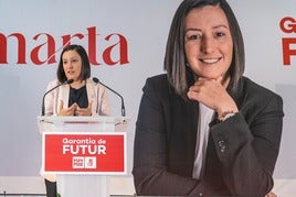 Marta Trenzano, en un acto del partido.