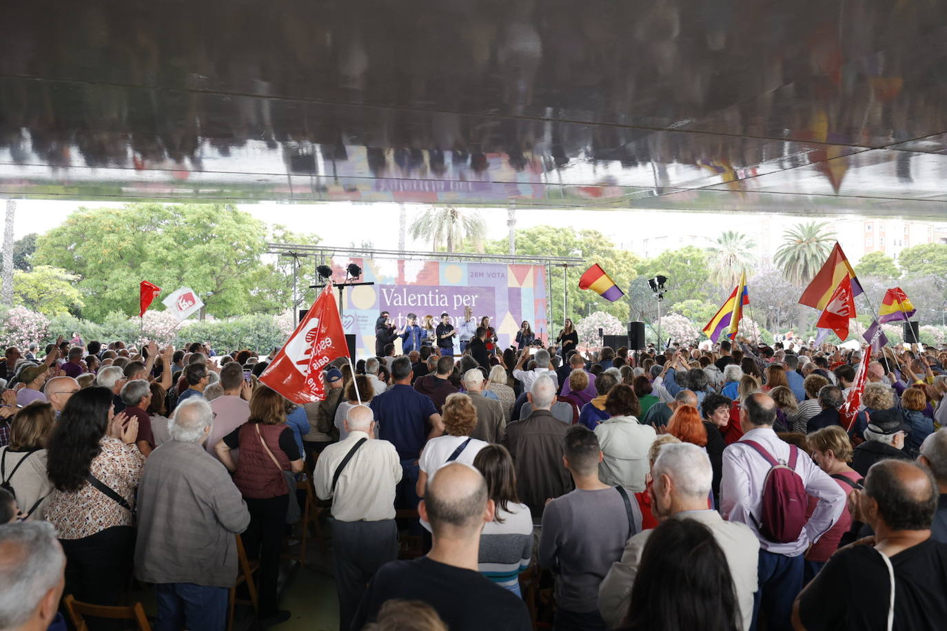 Pablo Iglesias acude al acto de Podemos en Valencia