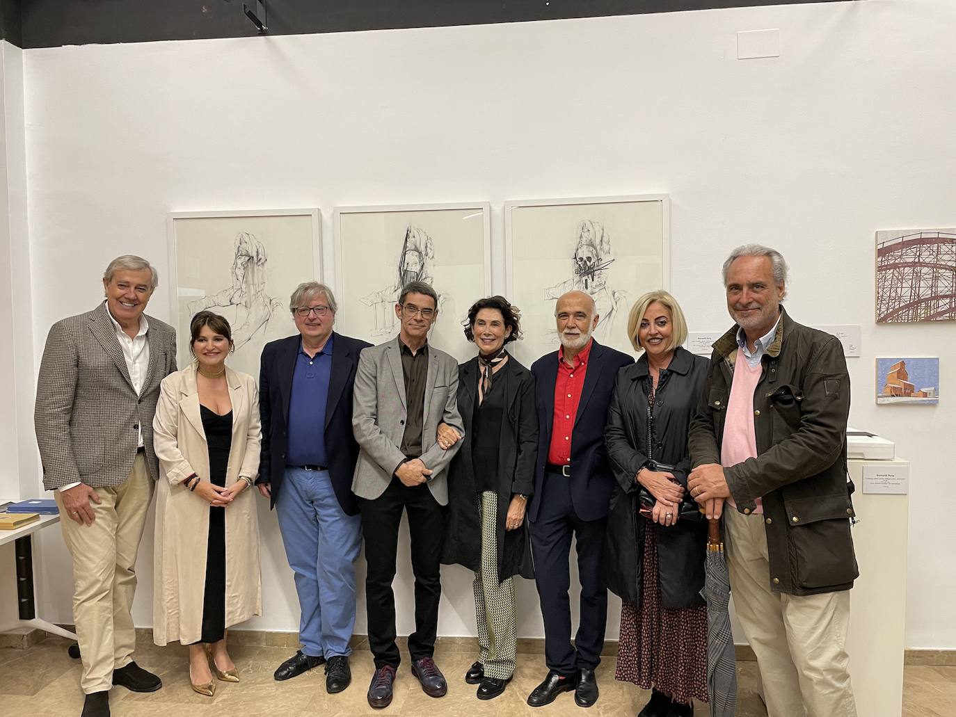 Javier Vela, Angela Pla, Luis Trigo, Víctor Segrelles, Ana Serratosa, Javier Pérez Rojas, Julia Pérez Broseta y Salvador Villalba.