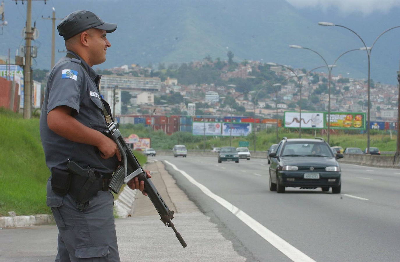 Un policía brasileño en una imagen de archivo.