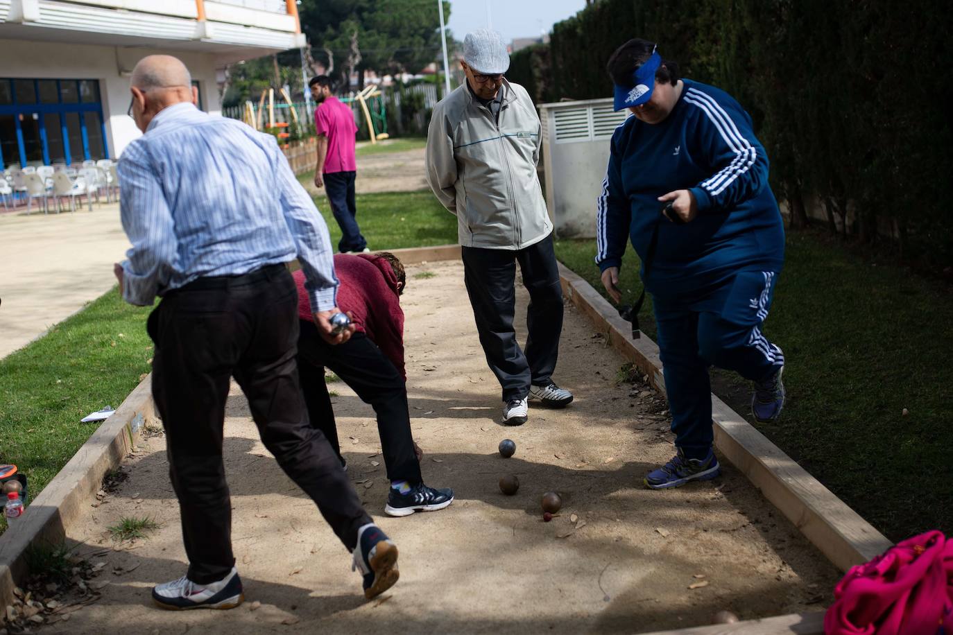 Un grupo de personas mayores en uno de los viajes del Imserso.