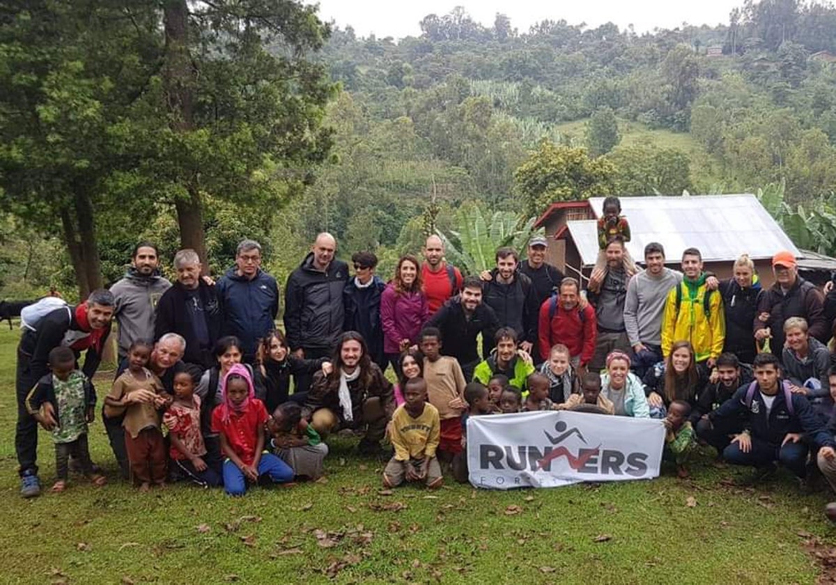 Runners for Ethiopía en su expedición del año pasado.