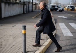 Francisco Camps, en las inmediaciones de la Audiencia Nacional.