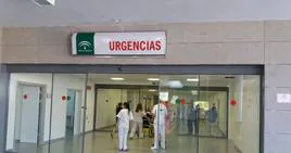 Imagen de la puerta de Urgencias del hospital.