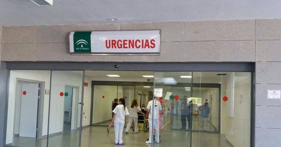 Imagen de la puerta de Urgencias del hospital.