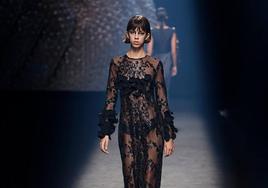 Propuesta de Felycampo visto en la Mercedes Benz Fashion Week de Madrid.