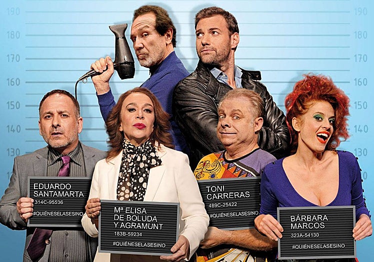 Cuadro actora de 'Por los pelos'.