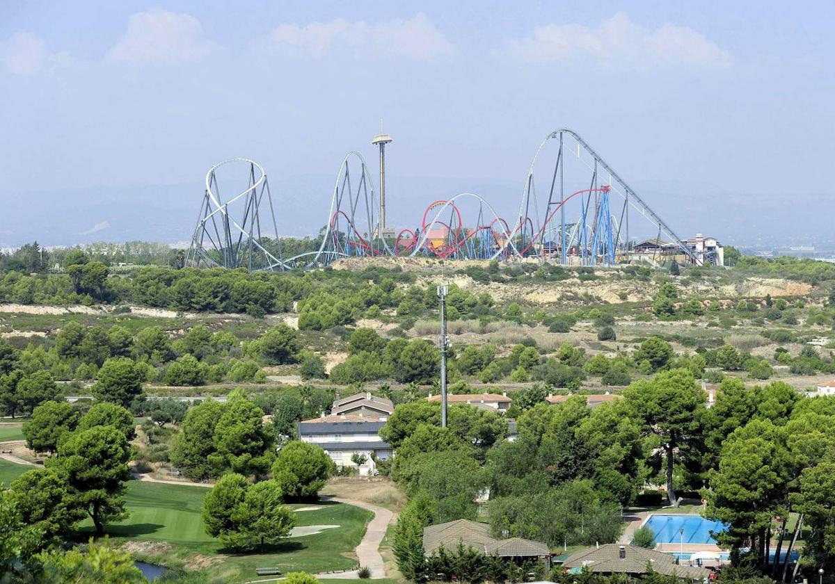 Vista panorámica de Port Aventura en una imagen de archivo