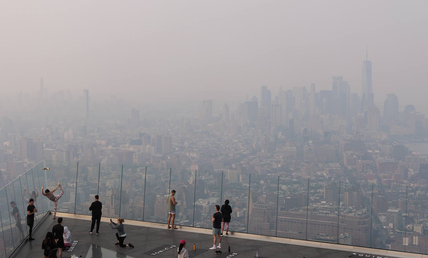 Así ha empeorado el aire de Nueva York por los incendios de Canadá