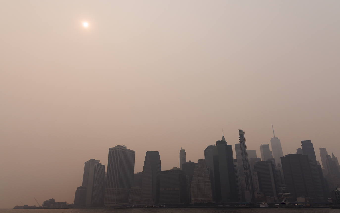 Así ha empeorado el aire de Nueva York por los incendios de Canadá