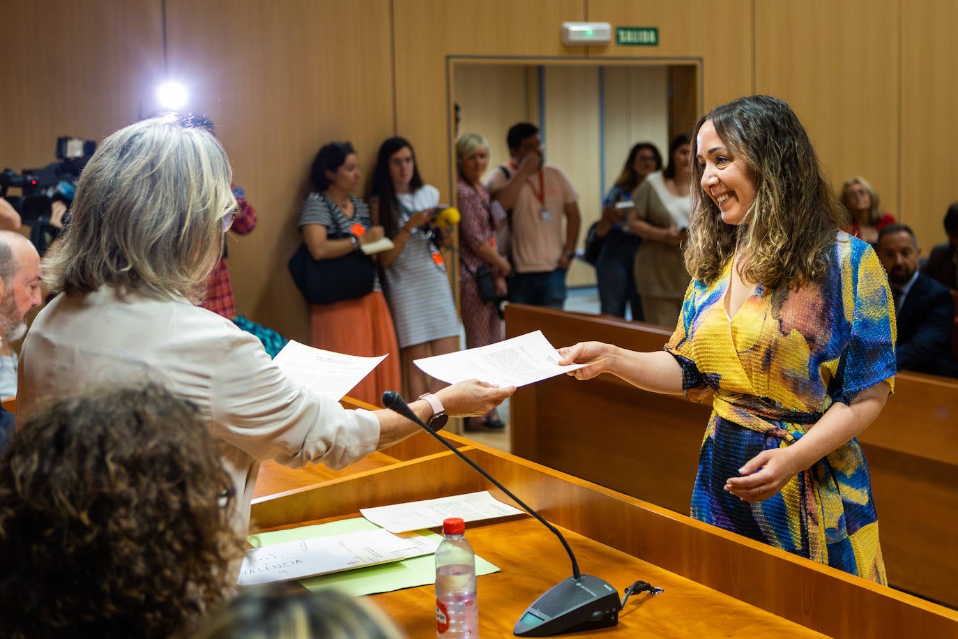 Recogida de actas de todos los concejales del Ayuntamiento de Valencia