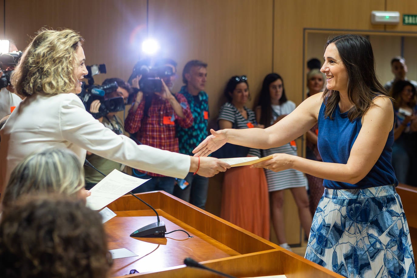 Recogida de actas de todos los concejales del Ayuntamiento de Valencia