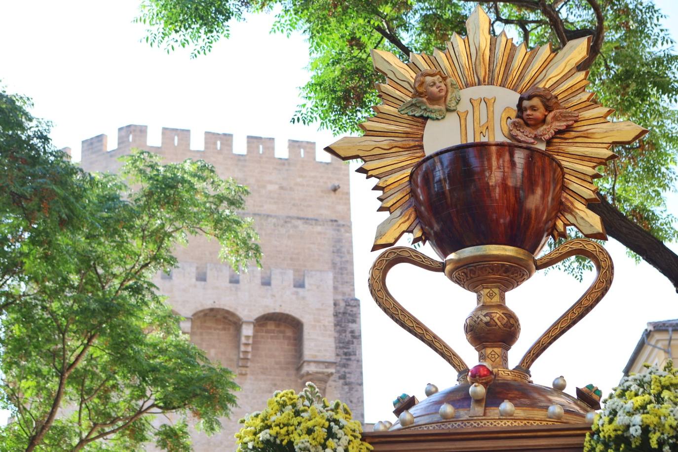 Salida de las Rocas en el Corpus Christi de Valencia