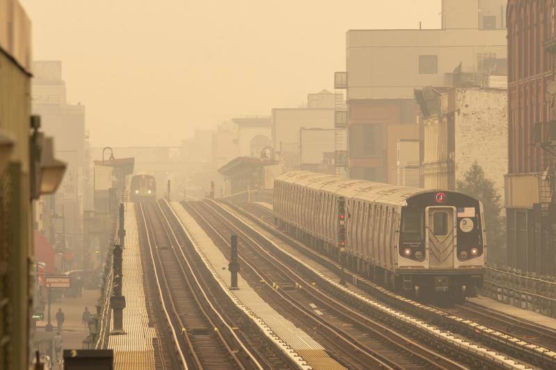 Así ha empeorado el aire de Nueva York por los incendios de Canadá