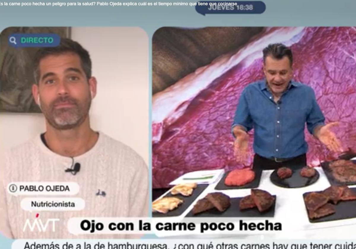 El aviso del nutricionista Pablo Ojeda a quienes suelen comer la carne poco hecha