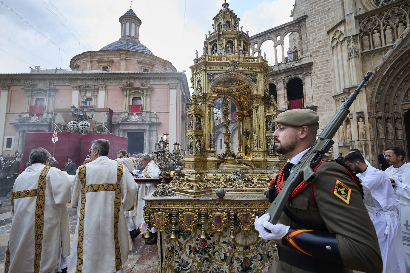 La solemne procesión del Corpus Christi en Valencia