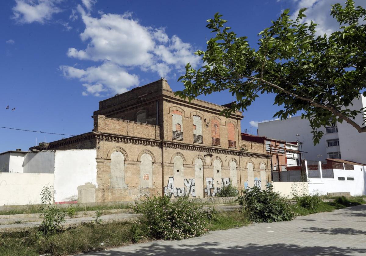 Estado actual de la estación de Nazaret.