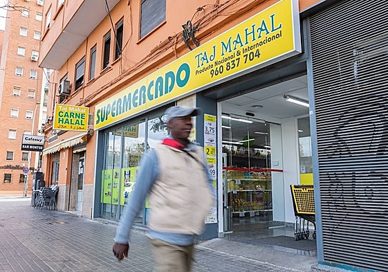 Un supermercado de comida asiática en Valencia.