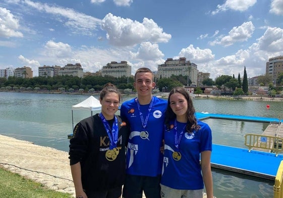 Los tres nadadores de la Comunitat convocados para el Europeo junior.