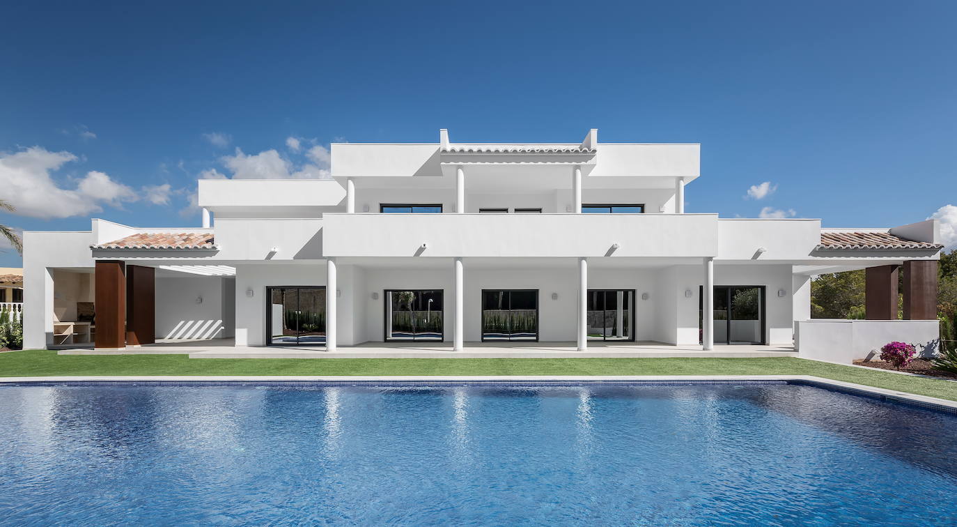 Una villa de premio en Moraira