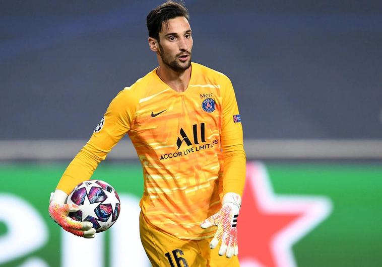 El portero del PSG Sergio Rico.