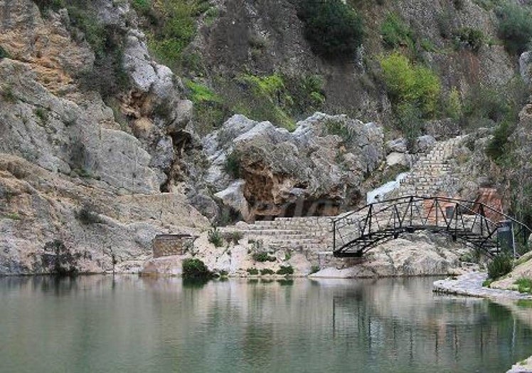 Zona de baño del río Sellent en Bolbaite.