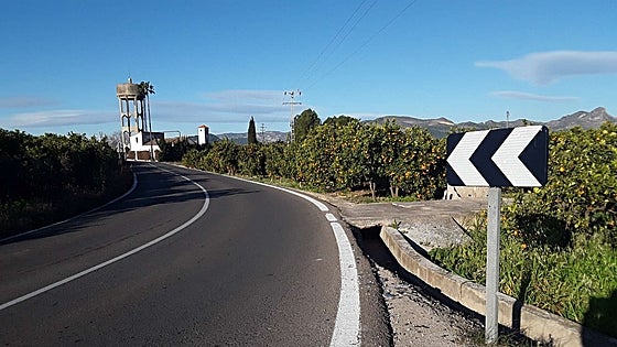 Ampliación de la carretera de Bellreguard a Almoines y vía ciclista con 1,3 millones