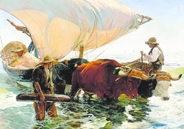 'La vuelta de la pesca' (1984), obra de Joaquín Sorolla.