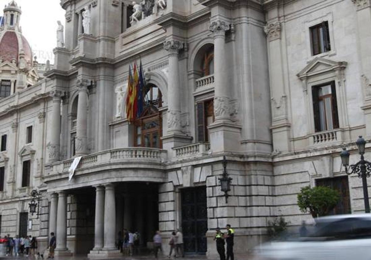 Fachada del Ayuntamiento de Valencia, en una imagen de archivo