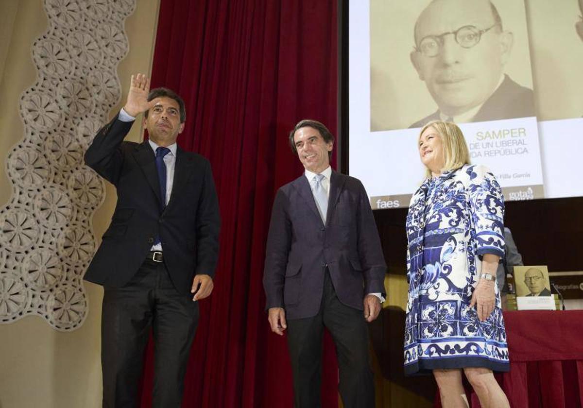 Aznar, en la presentación del libro &#039;Valencia Samper&#039;