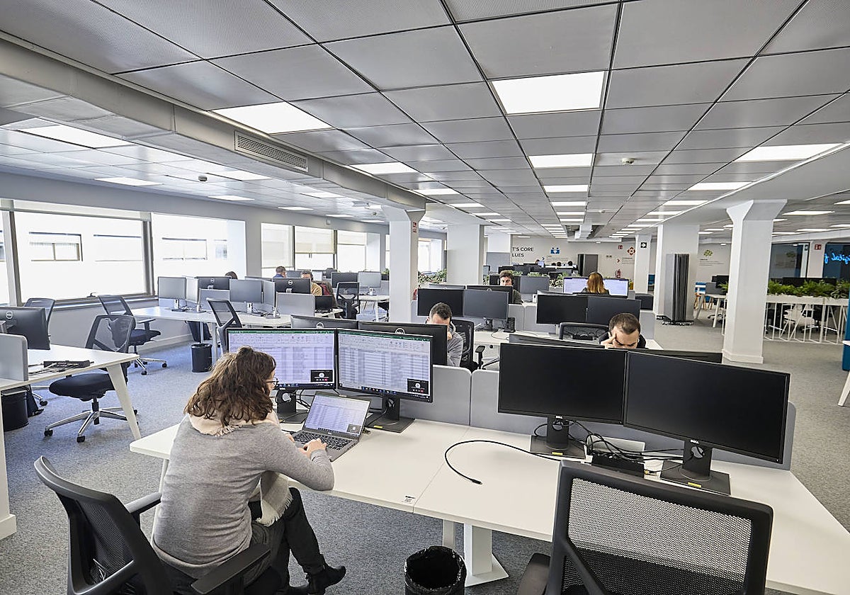 Una oficina en Valencia.