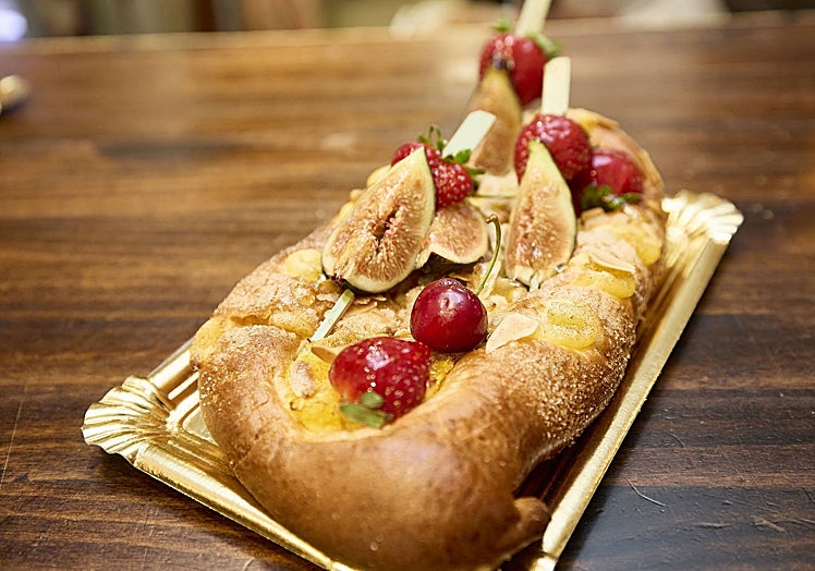 Coca de San Juan dulce de La Tahona del Abuelo.