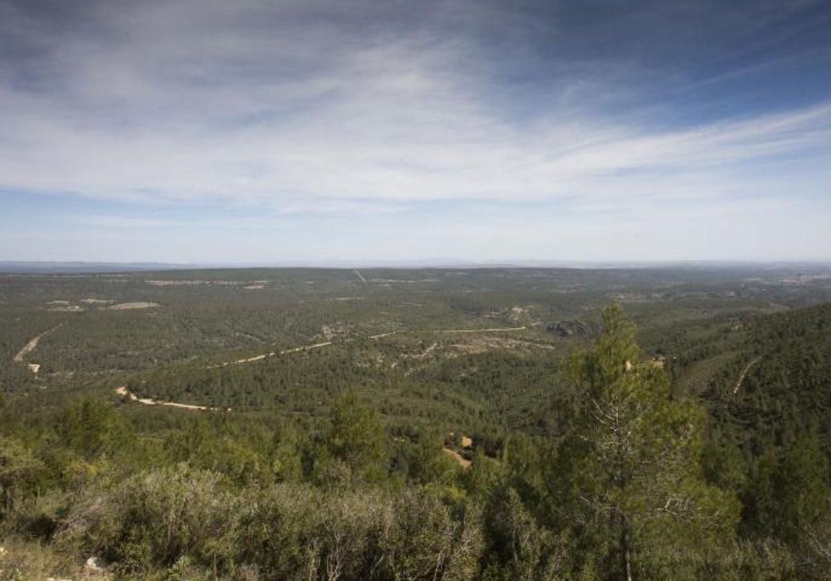 Situación de la Sierra de Enguera.