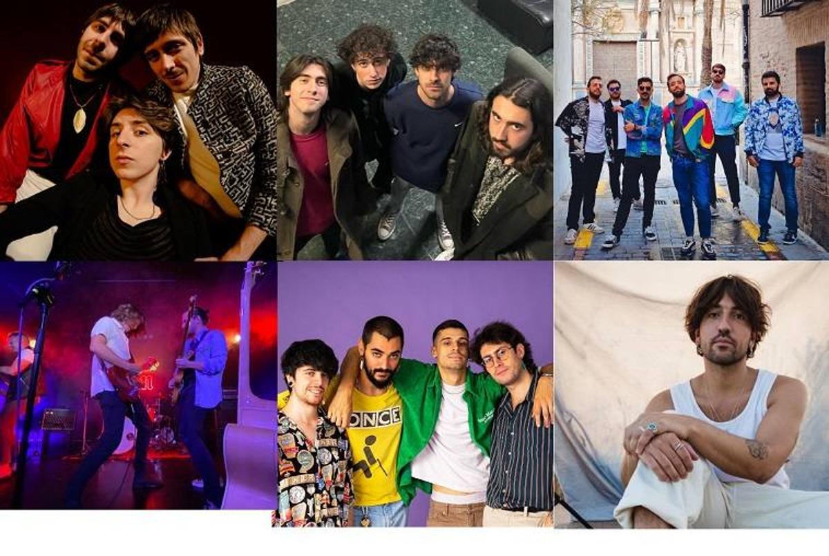 Seis bandas competirán en la final de 'Emergentes del pop-rock'